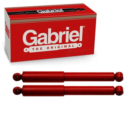 2 pc Gabriel 81878 Guardian Shock Absorbers for Spring Strut Steering Suspension Shocks Struts Fits select: 1996-2007 DODGE GRAND CARAVAN, 1996-2007 CHRYSLER TOWN & COUNTRY