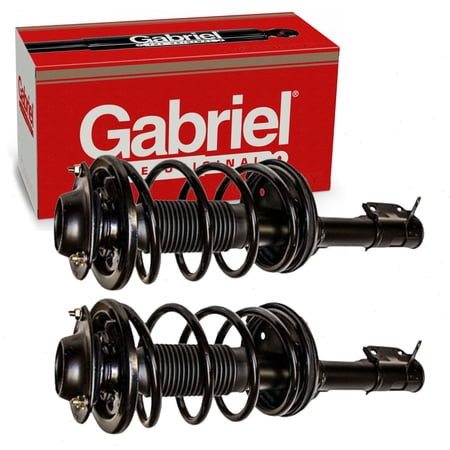 2 pc Gabriel G57139 ReadyMount Suspension Strut & Coil Springs for Assembly Shock Shocks Struts Fits select: 2001-2006 HYUNDAI SANTA FE
