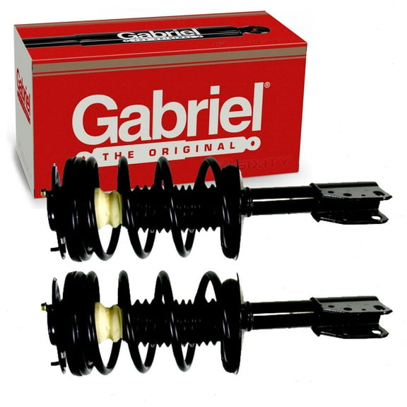 2 pc Gabriel G57176 ReadyMount Suspension Strut & Coil Springs for Assembly Shock Shocks Struts Fits select: 2007-2012 DODGE CALIBER