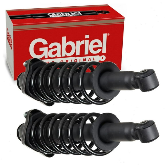 2 pc Gabriel G57178 ReadyMount Suspension Strut & Coil Springs for Assembly Shock Shocks Struts Fits select: 2007-2012 DODGE CALIBER
