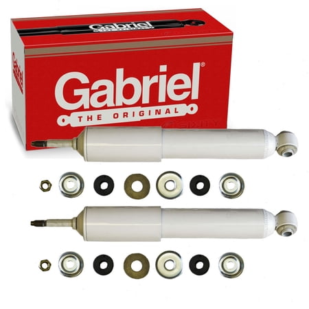 2 pc Gabriel G63661 Ultra Shock Absorbers for Spring Strut Steering Suspension Shocks Struts Fits select: 1994-2001 DODGE RAM 1500, 1994-2002 DODGE RAM 2500