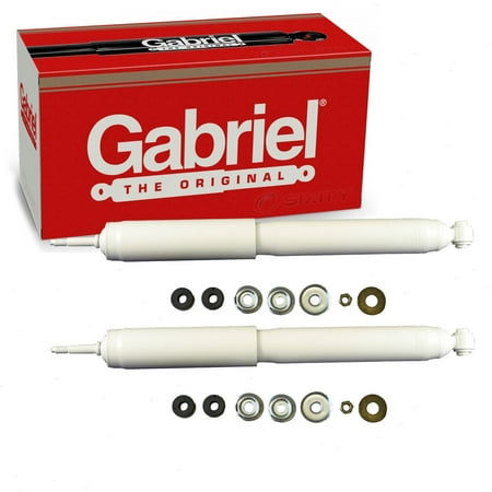 2 pc Gabriel G63673 Ultra Shock Absorbers for Spring Strut Steering Suspension Shocks Struts Fits select: 1994-2001 DODGE RAM 1500, 1994-2002 DODGE RAM 2500
