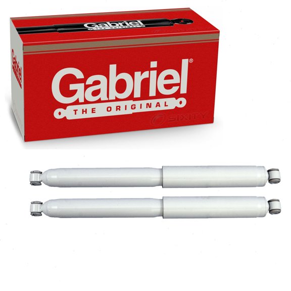 2 pc Gabriel G63675 Ultra Shock Absorbers for Spring Strut Steering Suspension Shocks Struts Fits select: 1999-2010 CHEVROLET SILVERADO, 2002-2005 DODGE RAM 1500