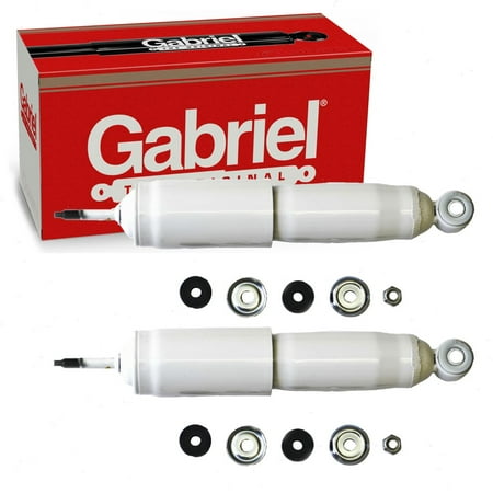 2 pc Gabriel G63813 Ultra Shock Absorbers for Spring Strut Steering Suspension Shocks Struts Fits select: 1998-2004 NISSAN FRONTIER, 2000-2004 NISSAN XTERRA