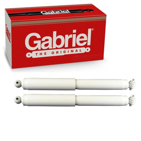 2 pc Gabriel G63842 Ultra Shock Absorbers for Spring Strut Steering Suspension Shocks Struts Fits select: 2002-2009 CHEVROLET TRAILBLAZER, 2002-2009 GMC ENVOY