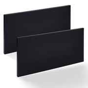 2 pc HDPE Plastic Sheets Rectangle Black 305.5308x155157x8.5mm