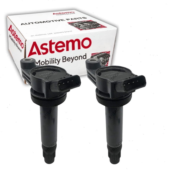 2 pc Hitachi IGC0153 Ignition Coils for 9091902246 Spark Plug Wire Boot Fits select: 2004-2006 LEXUS RX 330, 2004 TOYOTA HIGHLANDER