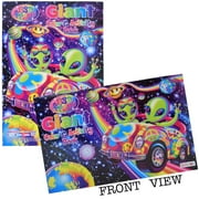 2 pc Lisa Frank 11x16 Giant Coloring & Activity Book