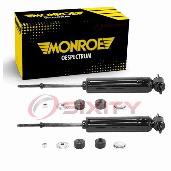 2 pc Front Shock Absorbers compatible with Chevrolet Camaro 1967-1969
