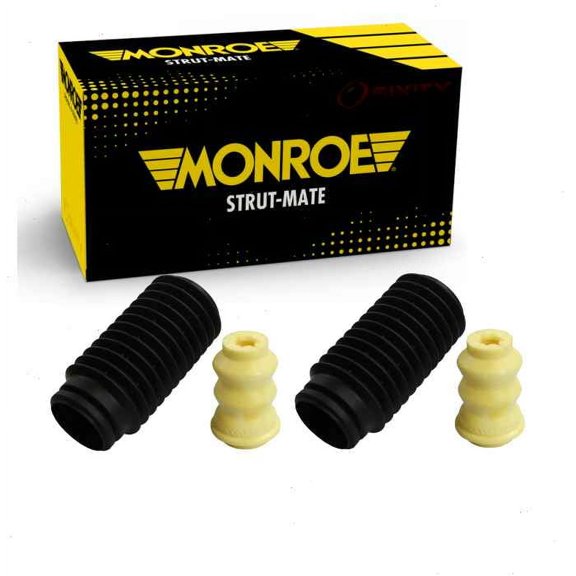 2 pc Front Suspension Strut Bellows compatible with Volkswagen Beetle 2012-2017