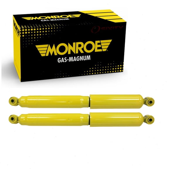 2 pc Rear Shock Absorbers compatible with Chevrolet Silverado 3500 HD 2007-2010