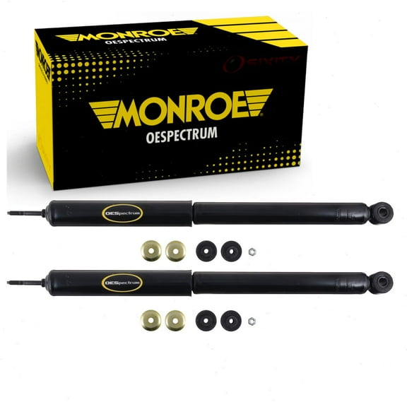 2 pc Rear Shock Absorbers compatible with Ford Edge 2011-2014