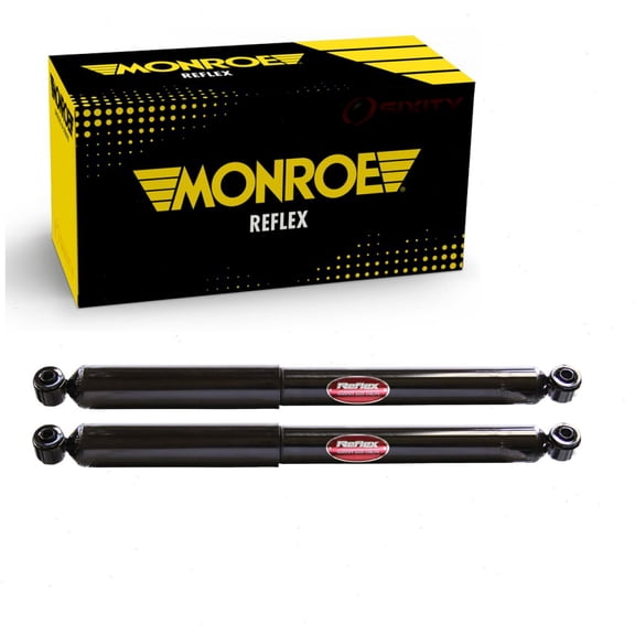 2 pc Rear Shock Absorbers compatible with GMC Sierra 2500 HD 2001-2010