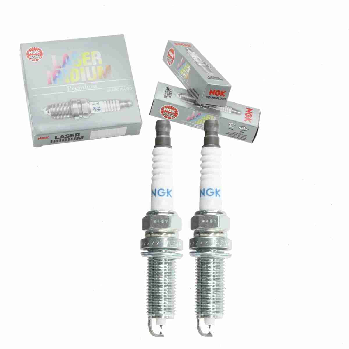2 pc NGK 1406 Laser Iridium Spark Plugs for 22401 EZ37C 22401-1LA1C ...