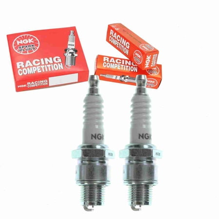 2 pc NGK 2098 Racing Spark Plugs for Ignition Wire Secondary