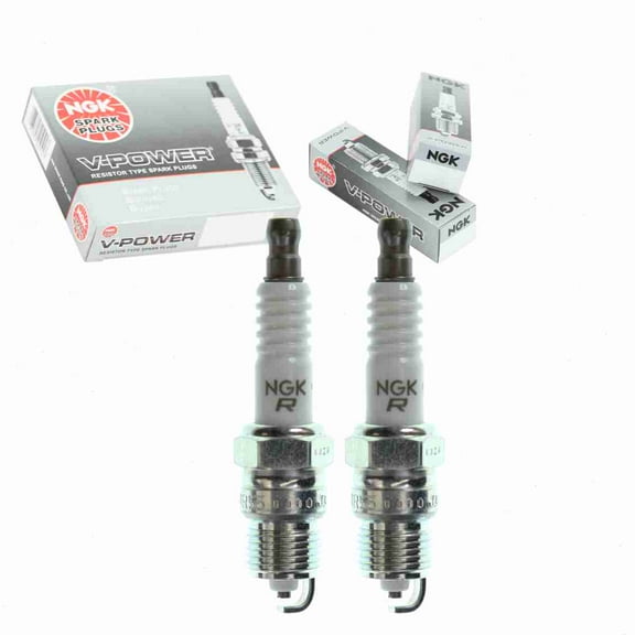 2 pc NGK 2248 V-Power Spark Plugs for 1835594T 1835746T 2R43TS6 586 664 ARF32-6 ARF32C-6 ASF32-6F4 ASF32C-6 ASF32CF6 HR8BPY R43CTS6 R43TS6 R43TSX RV12YC6 SP443 Ignition Wire Secondary