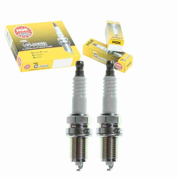 2 pc NGK 3248 G-Power Spark Plugs for 41-801 Ignition Wire Secondary Fits select: 1998-2000 MERCEDES-BENZ SLK, 1981-1982 FORD ESCORT
