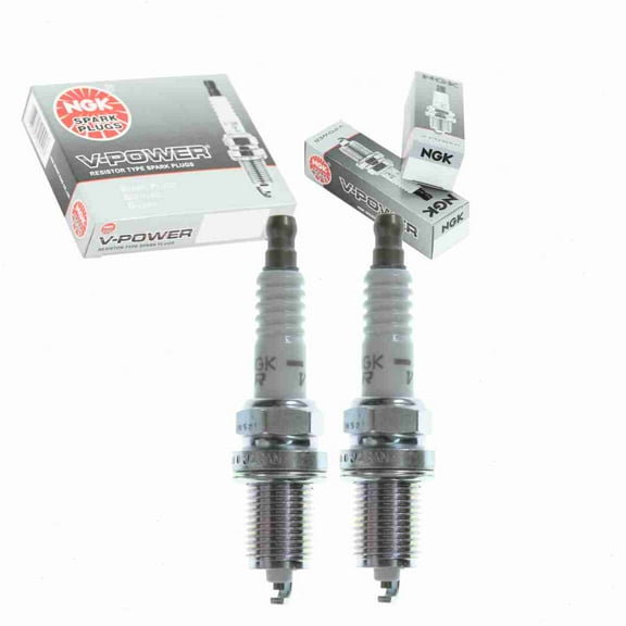 2 pc NGK 3686 V-Power Spark Plugs for 41-608 41-611 41-630 5017 7558 7958 89C2 FR3CLS6 FR3LS6 FR8DCY Q16PR-U15 Ignition Wire Secondary Fits select: 1985-1988 OLDSMOBILE CUTLASS SUPREME