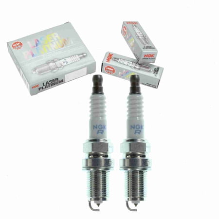 2 pc NGK 4045 Laser Platinum Spark Plugs for .K6RTPPF-11 1765186 22401-58S16 4508 4707 FR6DPP22 IQ20TT PQ20TT Ignition Wire Secondary Fits select: 1987-1989 NISSAN PULSAR