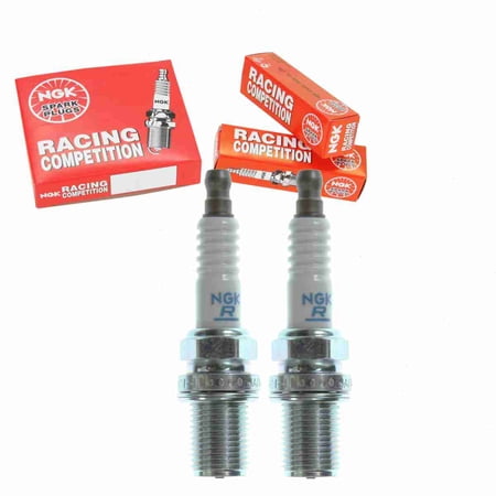 2 pc NGK 4586 Racing Spark Plugs for 5322 IK34 Ignition Wire Secondary