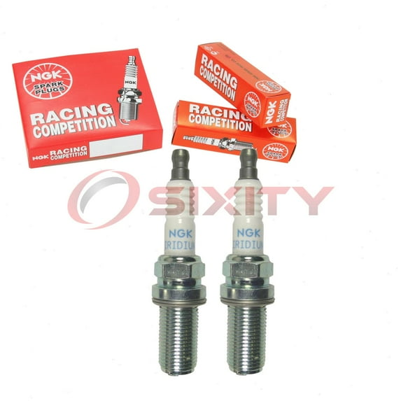 2 pc NGK 4656 Racing Spark Plugs for 5750 IKH01-27 Ignition Wire Secondary