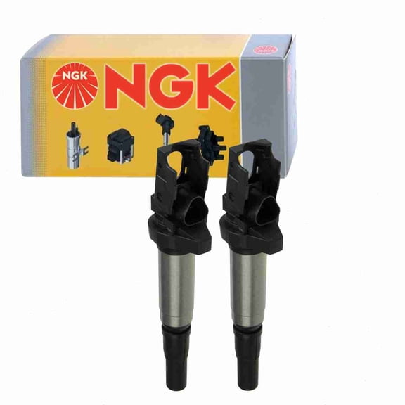 2 pc NGK 48705 Ignition Coils for 00044 00124 0221504470 12 12 1 712 219 12 13 1 712 219 12 13 7 551 049 12 13 7 562 744 12 13 7 571 643 12 13 7 575 010 12 13 7 591 596 12 13 7 594 596 12 13 7 594