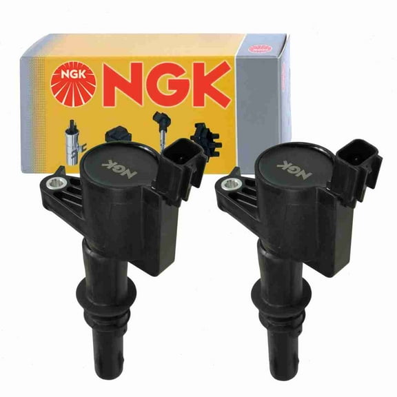 2 pc NGK 48717 Ignition Coils for 2505-247738 36-8050 3L3E-12A366-CA 3L3Z-12029-BA 673-6003 DG511 E508 E508P FD-508 FD508 FD508T GN10182 IC558 IC558SB Spark Plug Wire Boot