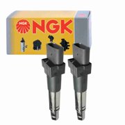 2 pc NGK 48727 Ignition Coils for 022 905 100B 022 905 100E 022 905 100H 022 905 100L 022 905 100P 022 905 100S 022 905 100T 022 905 715 022 905 715A 022 905 715B 022 905 715D 022 905 715E 022905100B