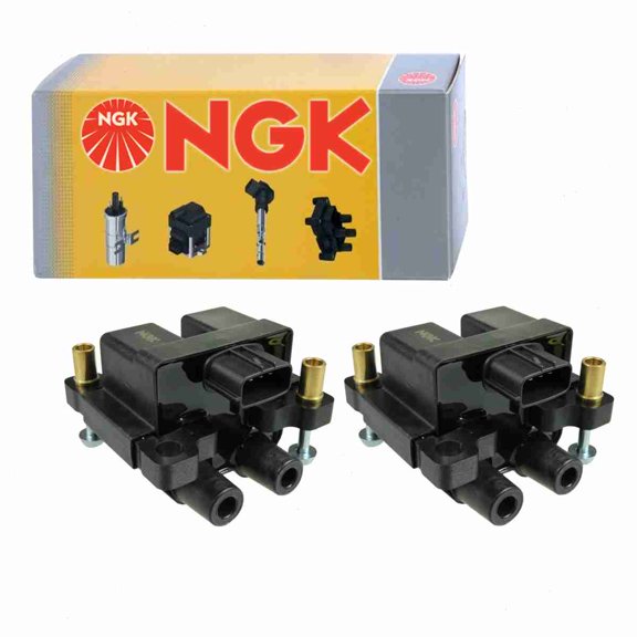 2 pc NGK 48744 Ignition Coils for 1415162 178-8405 178-8468 22433-AA500 22433-AA50A 22433-AA580 22433-AA58A 2505-309576 32005954 32011356 36-1214 8415162 E1037 E1038 E1039 E1066 GN10405 IC618 UF-537