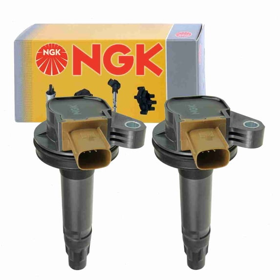 2 pc NGK 48768 Ignition Coils for 2505-484814 36-8234 673-6300 921-2146 BL3Z-12029-A BL3Z-12029-B BL3Z-12029-C DG547 DG548 DG549 E1146 GN10638 IC749 UF-646 UF646 Spark Plug Wire Boot