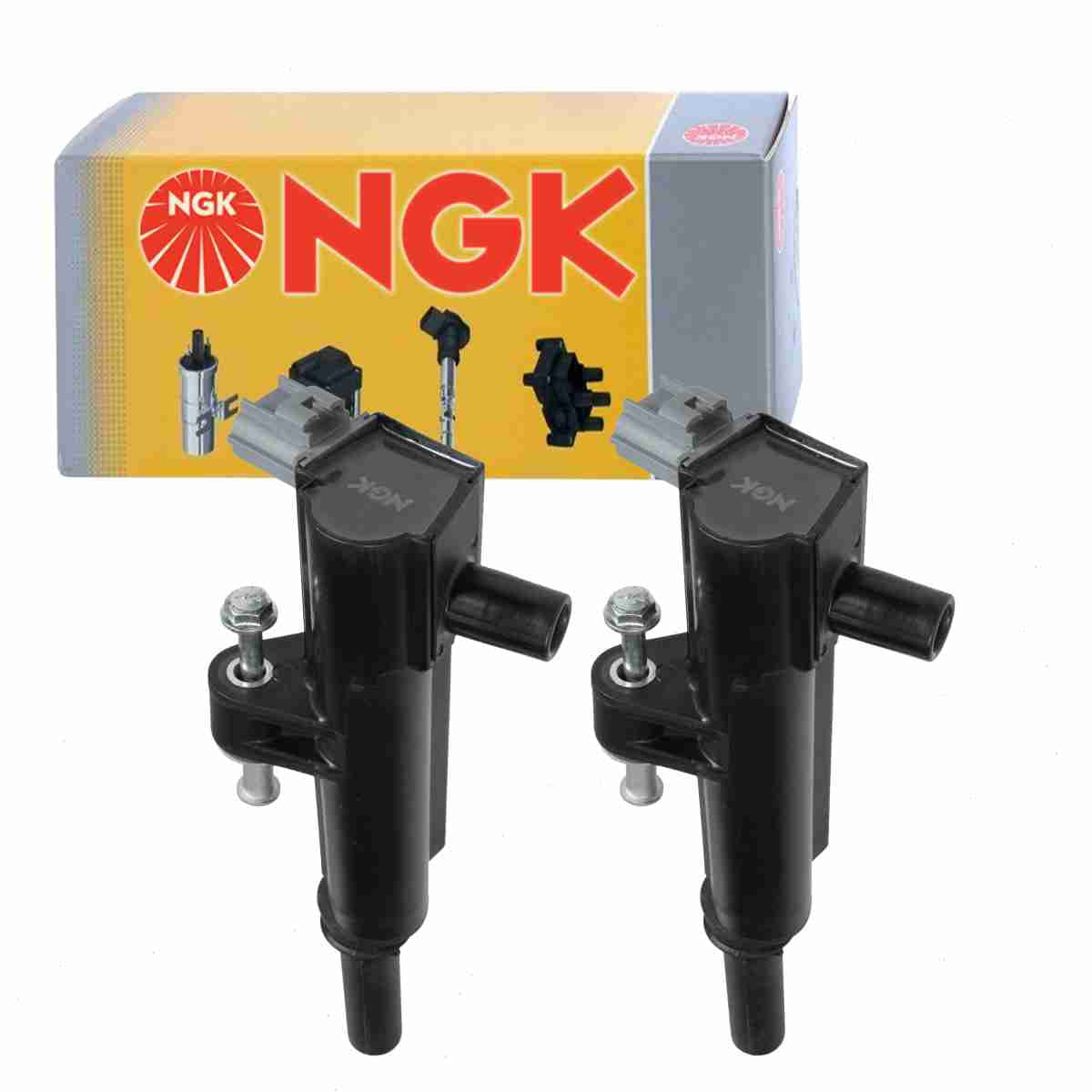 2 pc NGK 48937 Ignition Coils for 2505-484784 36-8189 5149049AB