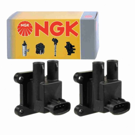 2 pc NGK 48952 Ignition Coils for 1415151 178-8336 673-1103 90919-02224 920-1076 94856805 D599 E863 IC371 IC371SB UF-246 UF246 UF246T Spark Plug Wire Boot Fits select: 1998-1999 TOYOTA COROLLA