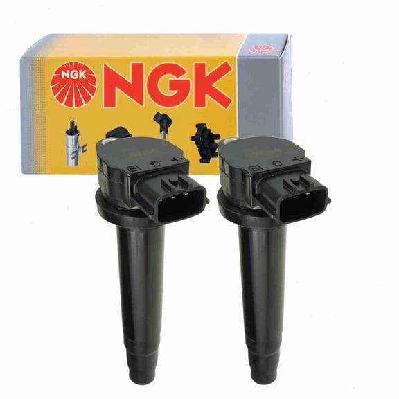 2 pc NGK 49002 Ignition Coils for 1415116 1415116Y 178-8305 22448-4M500 22448-4M50A 2505-98751 36-8020 673-4013 E356 GN10505 IC456 IGC0054 UF-326 UF326 UF326T Spark Plug Wire Boot