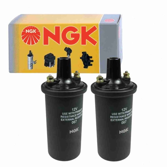 2 pc NGK 49030 Ignition Coils for 00203 00205 00208 0221119027 0294-18-100 059 905 105B 059 985 164 059905105B 1115087 1115091 1115134 1115202 1115208 1115238 1115381 1120523 1123553 12337166 1486136