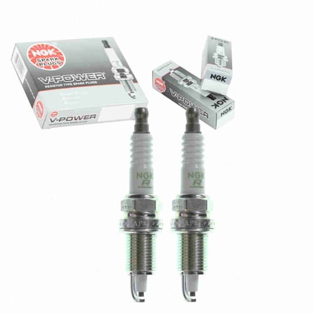 2 pc NGK 5077 V-Power Spark Plugs for 09482-00452 1765173 1A08-18-110 3118 3256 4034 6234 7509 7522 7722 7909 7922 817 98079-5587V 997 J16C-U J16CR-U RN13LYC5 TY26704 W8LCR W8LPR W9LC WR10LC WR8LC