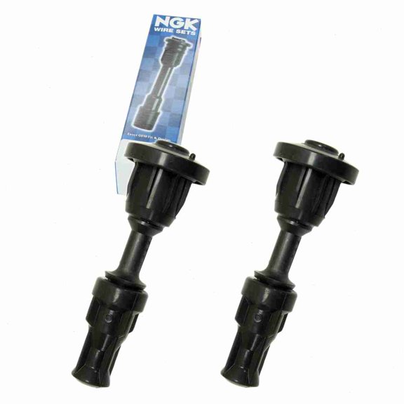 2 pc NGK 58916 Ignition Coil Boots for 175-1066 176017 35-7046 671-6272 671-6273 702486 702487 SPB117 SPB118 SPP53 SPP53E SPP54 SPP54E Direct Spark Plug Wire