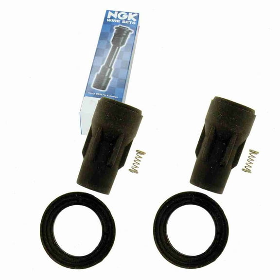 2 pc NGK 58967 Ignition Coil Boots for 02550 134020 2550 671-4285 702538 SPB220 SPP157E Direct Spark Plug Wire Fits select: 2007-2014 JEEP PATRIOT, 2008-2014 DODGE AVENGER