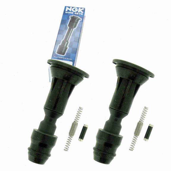 2 pc NGK 58979 Ignition Coil Boots for 114036 35-7082 50056 50056-1 671-4298 702501 SPB183 SPP120E Direct Spark Plug Wire Fits select: 2010-2017 CHEVROLET EQUINOX, 2007-2014 CHEVROLET MALIBU