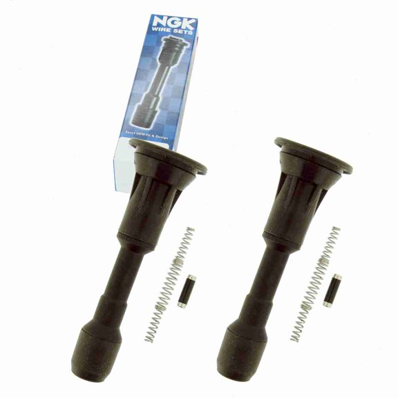 2 pc NGK 59001 Ignition Coil Boots for 176023 671-6312 702544 SPB226 SPP163E Direct Spark Plug Wire Fits select: 2009-2015 NISSAN GT-R