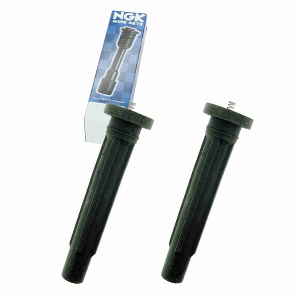 2 pc NGK 59004 Ignition Coil Boots for 184087 186042 671-4310 671-6302 702506 SPB188 SPP125E Direct Spark Plug Wire Fits select: 2007-2009 SUZUKI SX4, 2006-2008 SUZUKI GRAND VITARA