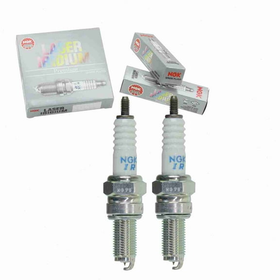 2 pc NGK 6289 Laser Iridium Spark Plugs for 09482-00558 5390 92070-0014 94700-00408 94701-00408 94703-00408 IU27D Ignition Wire Secondary