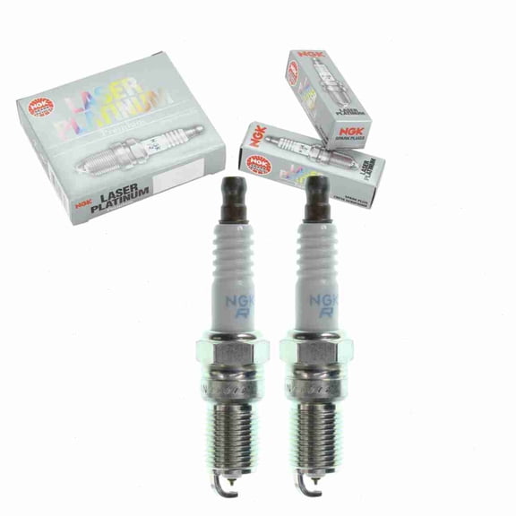 2 pc NGK 6644 Laser Platinum Spark Plugs for Ignition Wire Secondary Fits select: 2002-2003 ASTON MARTIN DB7
