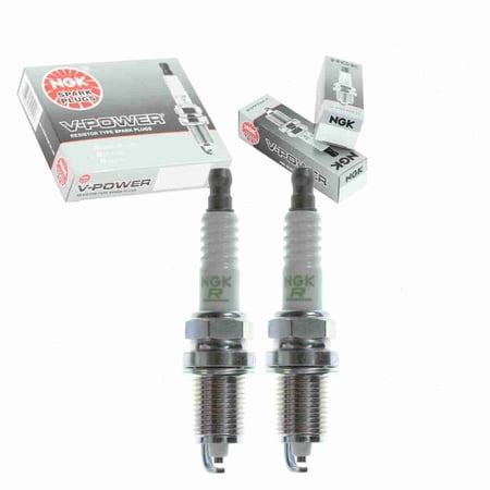2 pc NGK 6855 V-Power Spark Plugs for 3320 3348 7413 98079-5714G DR14ZC F205-18-110 F289-18-110 FGR5KQE0 FGR6KQE K7RT3PP-11 KJ22CR-L11 KJ22CR11 Ignition Wire Secondary