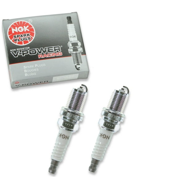 2 pc NGK 7173 V-Power Racing Spark Plugs for 1003 278 3911 4028 4251 438XLS 440XLS 52 794 AR3911 C61HCX C61Y C61YC W24EP-U W3D Ignition Wire Secondary