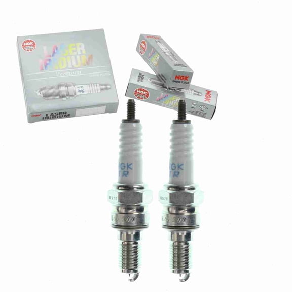 2 pc NGK 7556 Laser Iridium Spark Plugs for 31912-MFL-003 VUH27D VUH27ES Ignition Wire Secondary