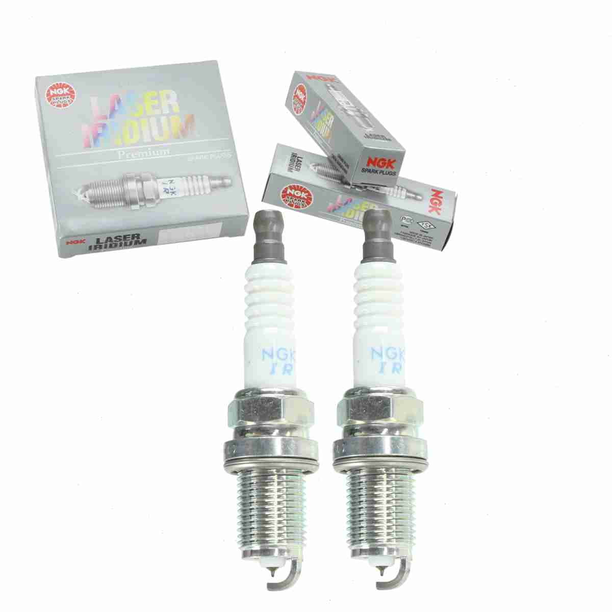 2 pc NGK 91039 Laser Iridium Spark Plugs for 41-121 55576026