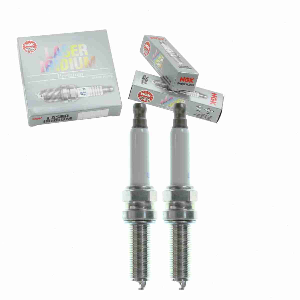2 pc NGK 93188 Laser Iridium Spark Plugs for 77839093000 Ignition