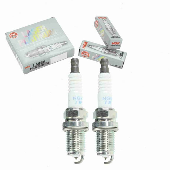 2 pc NGK 95712 Laser Platinum Spark Plugs for 12 12 0 037 663 41-835 4506 4704 6752 IKH20TT PKH20TT Ignition Wire Secondary Fits select: 2010-2013 BMW 328, 2010-2011 BMW 528