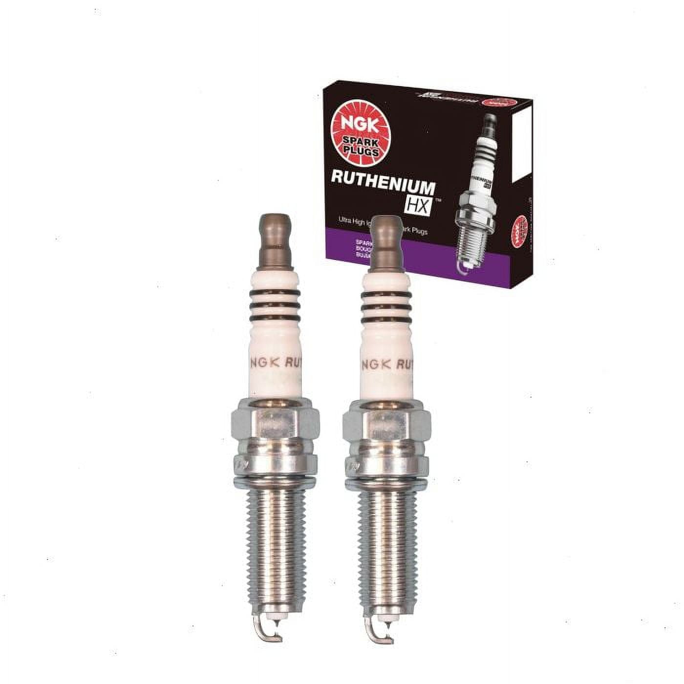 2 pc NGK 97292 Ruthenium HX Spark Plugs for Ignition Wire Secondary