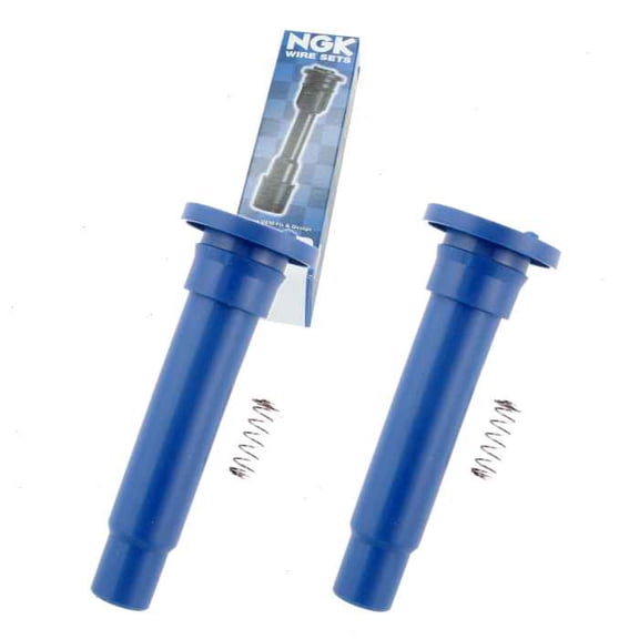 2 pc NGK Ignition Coil Boots compatible with Kia Sephia 1.8L L4 1998-2001